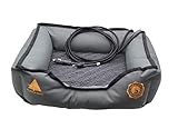 Bezug abnehm- und waschbar Alpenheat Fire-PetCushion Korb Heizkissen, Schwarz, S, AJ11-S