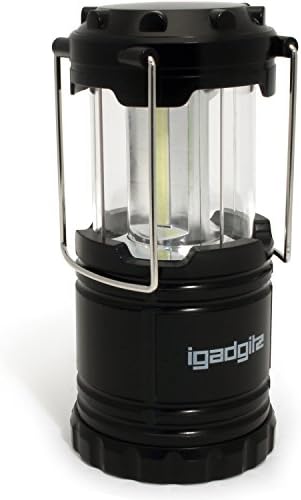 iGadgitz Xtra Lumin Compact 150lm COB LED Collapsible Lantern Portable Lamp Light with 1 Year Warranty