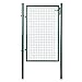 Produktbild ZNL Gartentür Gartentor 125x100 cm Grün Wellengitter Hoftor Zaun Tür Tor Garte EHYM02