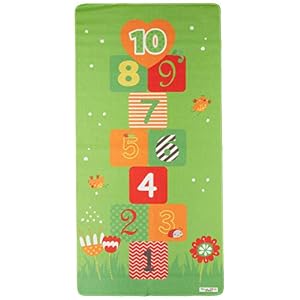 House of Kids 13053-e3 Alfombra de Juego Gigante Hop 5 poliéster, 200 x 0,5 x 100 cm, Multicolor