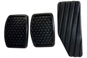 FEILIDAPARTS 3 pezzi acceleratore freno e frizione pedale pad compatibile con Daewoo Matiz 1998-2006 Chevrolet Matiz 2005-Chevrolet Spark 2005-