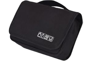 BURMIROX Beauty Case da Viaggio Borsa da Toilette Sospesa Beauty Case Donna Uomo Borse Porta Trucchi per Gancio, Trousse da Viaggio ​Impermeabile