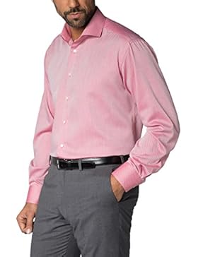 ETERNA Langarm Hemd COMFORT FIT Fantasiebindung strukturiert