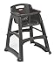 Rubbermaid Sturdy Baby Chair with Feet - Black
