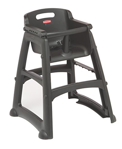 Rubbermaid Sturdy Baby Chair with Feet - Black