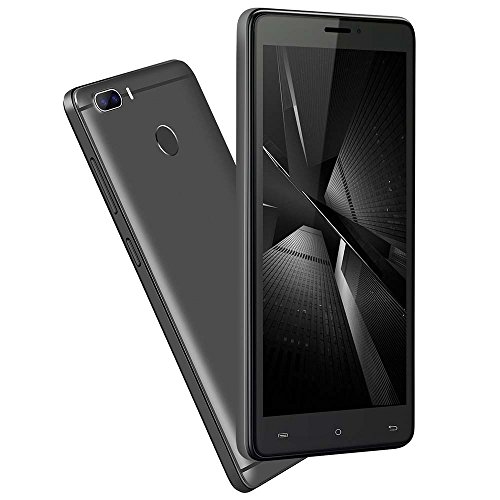 CUBOT H3 4G LTE Smartphone 5.0 pollici IPS HD Schermo HD 3 GB di RAM 32 GB ROM MTK6737 1.3 GHz Quad Core 16 + 0,3 MP 8MP Telecamere doppie OTG 6000 mAh Batteria Fingerprint (Nero)
