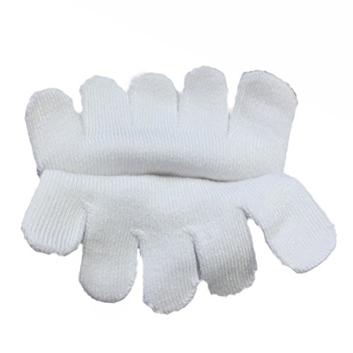 SUPVOX Demi-Chaussettes 5 Doigts Chaussettes Bateau Heelless séparateurs Brancard