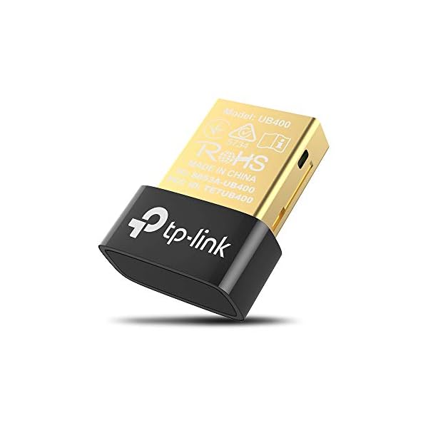TP-Link UB400 Nano - Adaptador Bluetooth 4.0 USB Dongle para ordenador, portatil, auriculares, altavoz, teclado…