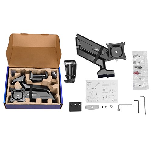 Monitor-Tischhalter MD7 Fuer Bildschirm, Monitor 17″-27″, 360° drehbar, schwankbar, hoehe stellbar - 8