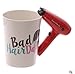 Produktbild QYL Keramik High Heel Lippenstift Haartrockner Geformten Griff Tasse Für Frau Mädchen Kaffee Und Tee-Liebhaber,A