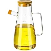 Orret Home 900 Ml 2 Borosilicate Glass Oil Bowl, Termisil Heat Resistant Oil Bowl and Vinegar Bowl, Olive Oil, Lemon Water and Circus