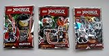 Talon Drachenjäger 3 Lego Figuren Ninjago Buffer, Jet Jack, Talon mit Waffen Ninja Drachenjäger Figuren Ovp Limited Edition