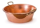 Mauviel1830 - M'Passion 219336 - Bassine à Confiture Martelée P. Bronze - 36 cm