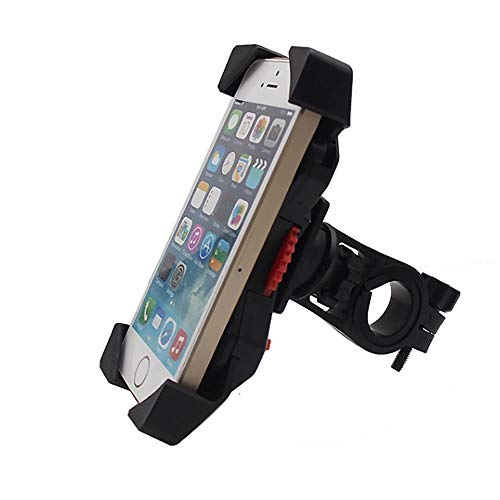 Preisvergleich Produktbild Fahrrad-Handyhalterung, Fahrradhalterung, Motorrad-Lenker, Handyständer, Schwarz