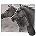 Produktbild Professional Gaming Mouse Pads Horse Picture Laptop Pad Non-Slip Rubber Stitched Edges 18X22cm