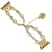 Produktbild TechFort Watch Strap, for Band 38mm 42mm Series 3 2 1, Adjustable Armband Handmade Pearl Armband,Gold,42mm
