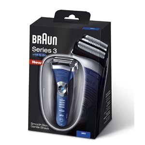 Braun Series 3 380-3 Electric Rechargeable Wet & Dry Male Foil Shaver - Image 6