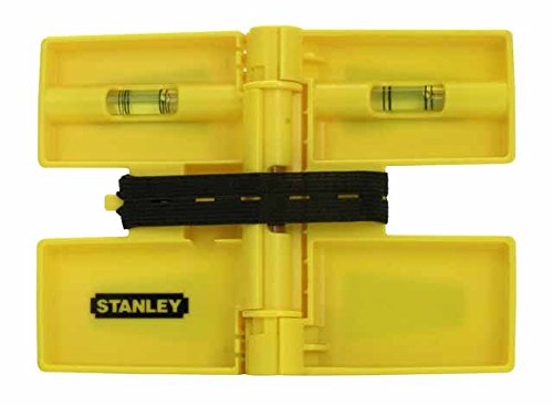 Stanley Pfosten-Wasserwaage mit intergrierten Magneten, 3 Röhrenlibellen, zusammenfaltbar, 10 x 14 cm, 0-47-720 - 5