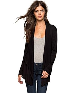 ZKOO Donna Cardigan A Maniche Lunghe Patch Sciolto Giacca Outwear Lunghe Cardigan-Pullover Autunno e Inverno