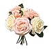 Produktbild SuperSU Wohnaccessoires & Deko Kunstblumen Kunstblumen Klein Elegant Rose Blumen Künstliche Seide,Braut Hochzeit Bouquet Garten Dekor Blumenstrauß Gefälschte Blumen