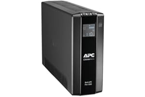 APC by Schneider Electric Back UPS PRO - BR1300MI - Onduleur 1300VA (8 prises IEC, Interface LCD, Protection des lignes de données 1 Go)