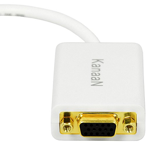 Leicke KN39701 KanaaN Mini-Display-Port auf VGA Adapter für Apple MacBook Pro - 3