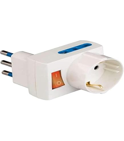 ADATTATORE CON INTERRUTTORE ON/OFF - 2 PRESE - Foto 7