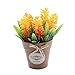 Produktbild Kuizhiren1 Künstliche Blumen, 1 Stück, künstliche Blumen, Bonsai, Bühne, Garten, Hochzeit, Party-Dekoration, Orange, Orange