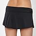 Beach Collection Womens Black Folded Waisted Skirtini 12