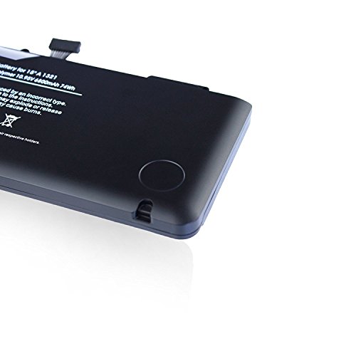 DTK® Ultra Hochleistung Notebook Laptop Batterie Li-ion Akku A1321 für Apple A1321 A1286 (Only for 2009 2010 Version) Unibody Macbook Pro 15“, Fits Mb985 Mb986j/a Mc118 – 18 Months Warranty [10.95V 6000mAh 74Wh] - 5