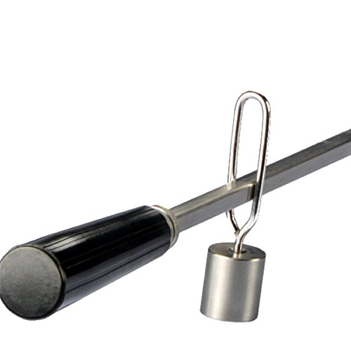 93cm verchromter Drehspieß Grillspieß für Gasgrill Grill mit Motor 220V / 8x8mm - 5