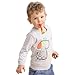 Dantiya Baby Boys' Cartoon Dog Printed Long Sleeve Tee Top 2T