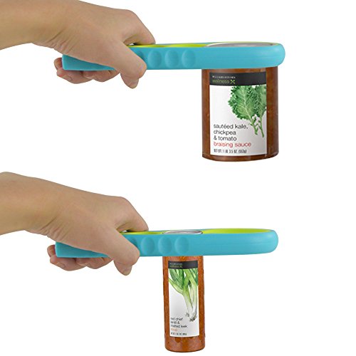 Universal Dosenöffner Flaschenöffner Multi Öffner Set, GIMARS Sicherheitsdosenöffner mit Deckelöffner / Glasöffner, ergonomisches rutschfestes Design, schneidet ohne scharfe Kanten - 6