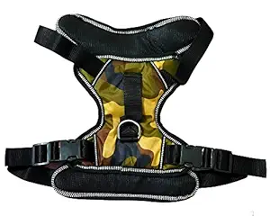 Mahira Enterpriese Adjustable No-Pull Dog Harness Reflective Pup Vest Harnesses Comfortable Control Padded for Small Medium Large Breeds (Medium)