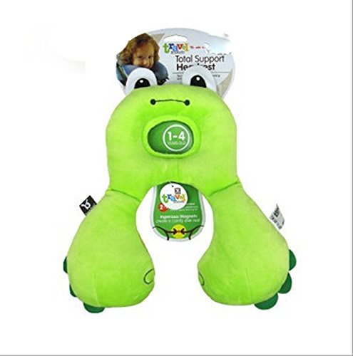 Baby Head Neck Suppot Headrest Children Travel Car Seat Pillow Stroller Cushion (Frog Size M For 1-4 years)
