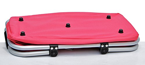 Einkaufskorb XL 32L faltbar Korb Einkaufstasche Tragetasche Tragekorb (Rot) - 4
