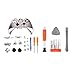 Produktbild FLAMEER Controller Full Shell Kit Ersatz Abdeckung Schutzhülle und Tasten Set Tool Kit für Microsoft Xbox One, Chrome Silber