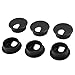 Produktbild Computerschreibtisch Threading Lochabdeckung - SODIAL(R) 6 Stueck Desktop Computer 35 mm rund Schwarz Kunststoff Kabelsteckertyp Loch Abdeckung Montagesatz