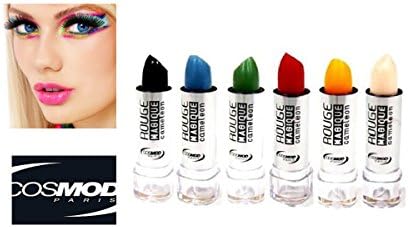 magic Chameleon Lipstick Black/Blue/Green/Red/Yellow – White (Pack of 6)