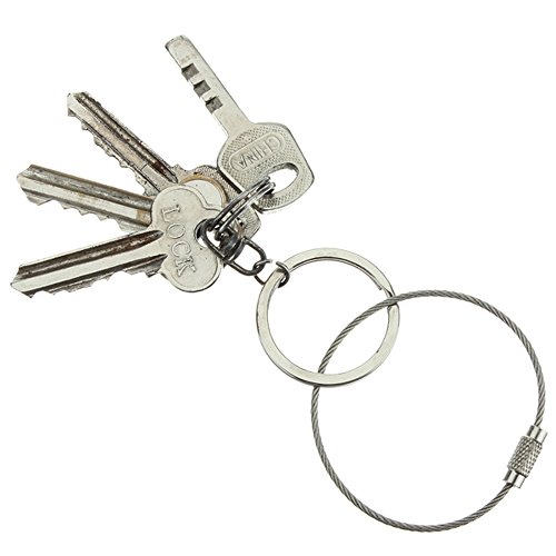 TOOGOO(R) 10pcs Stainless Steel Screw Locking Wire Keychain Cable Key Rings Outdoor Accessory reviews TOOGOO(R) 10pcs Stainless Steel Screw Locking Wire Keychain Cable Key Rings Outdoor Accessory