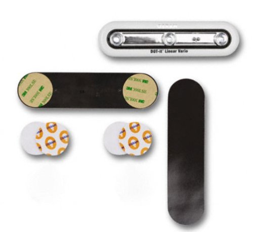 OSRAM LED-Lichtleiste / DOT-it / silber / Sensorfunktion / batteriebetrieben / zum kleben geeignet / 135° schwenkbares Spot-Licht /Tageslilcht – 7000K - 5