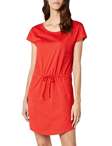 ONLY NOS Onlmay S/s Dress Noos, Vestido Mujer, Rojo (Flame Scarlet), 38 (Talla del Fabricante: Small)