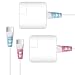 Produktbild TUDIA Klip Snap On Lightning USB Kabel Cable Protector Schutz für MagSafe 2 (for MacBook Pro with Retina display) (Blau & Rosa (4pcs))