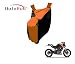 Auto Hub Black-Orange Two Wheeler Cover For KTM Duke 200 RS.270.00