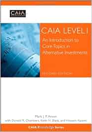 Buy Caia Level I An Introduction To Core Topics In
