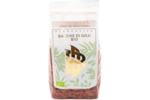 Blancavite® - Bacche Di Goji BIO - 500 g, Bacche Biologiche, Conferiscono Un Alto Apporto Energetico, Ottime Come Snack, negli Yogurt e nei Cereali