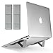 Produktbild Ringke Laptop Stand Laptopständer [Silver] Universal Smart ausklappbar Multi Angle Einstellbar Tragbar Schlank Klebstoff Ständerhalter für Laptop, Notizbuch, Tablette, iPad, mehr Gerät - Silber