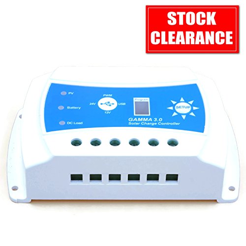 Price comparison product image USB Solar Charge Controller GAMMA 3.0 - 10A for Solar Panel & Battery