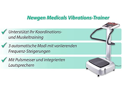 newgen medicals Vibrationsplatte WBV-650.HW mit Lautsprechern - 4