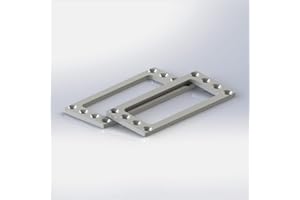 MERAINME 2,5 Zoll PC SSD HDD Käfige Halterung Solid State Drive Frame Multi Layer Box Stapelbar Externe HD Schrank Dockingstation Base SATA PATA Computer Festplatte Rack Metall 4-Bay Montagehalterung Silber